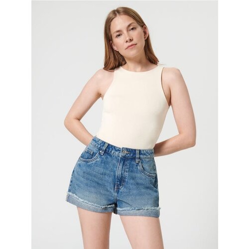 Sinsay ženske mom fit kratke hlače od trapera 0352U-55J Slike