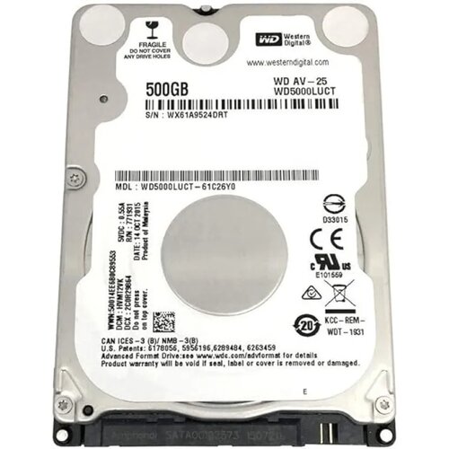 Gembird HDD WD5000LUCT 2.5 500GB USB 3.0 SATA eksterno kući&amp;scaron;te Slike