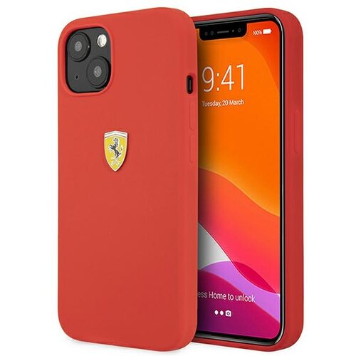 Ferrari FESSIHCP13SRE IPHONE 13 MINI 5,4 CZERWONY/RED HARDCASE SILICONE, (21897343) Cene
