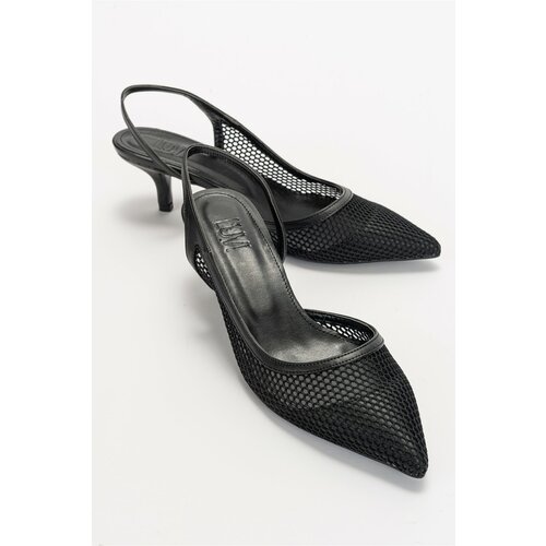LuviShoes Hazy Black Women's Heeled Shoes Slike