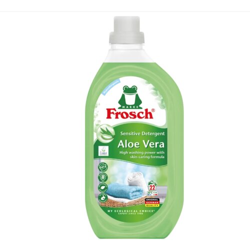Frosch Sensitive tečni detergent za ve&amp;scaron; Aloe Vera 1500ml Slike