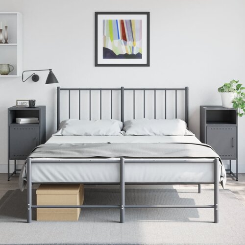 vidaXL Noćni ormarići 2 kom antracit 36 x 39 x 78 cm čelični Cijene