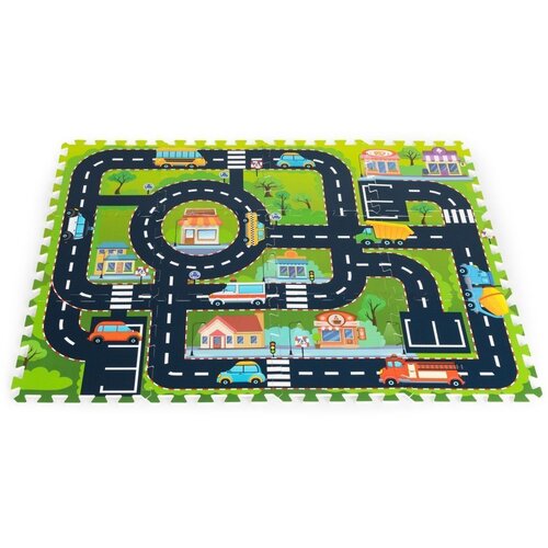 ECO TOYS podloga za igru puzzle city Cene