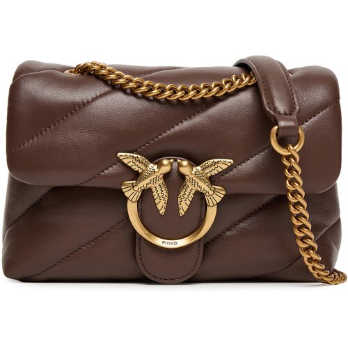 Pinko Ročna torba Love Puff Mini CL PE 25 PLTT 100039 A0F2 Rjava Slike