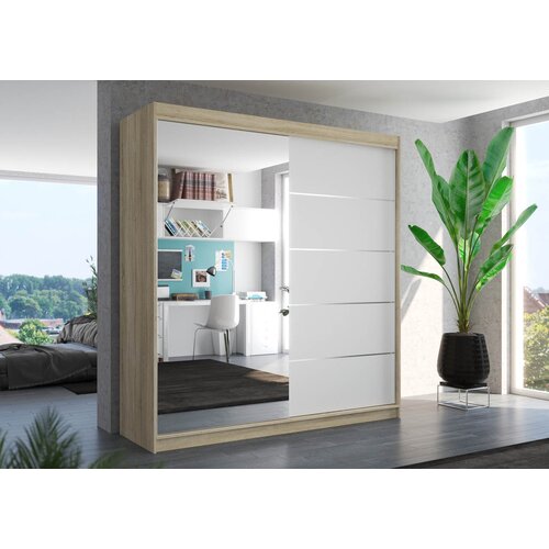 ADRK ORMAR OLIVER 200 CM (VI�E BOJA)-Sonoma/bijela Cijene