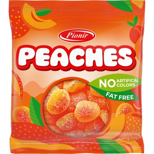 Pionir Bombone gumene Gummy peaches 100g Cene