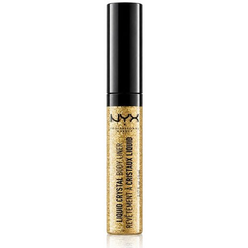 NYX Professional Makeup Eyelinerji Fl&amp;uuml;ssiger Kristall-Glitzer-K&amp;ouml;rperlinder - 101 Gold Pozlačena Slike