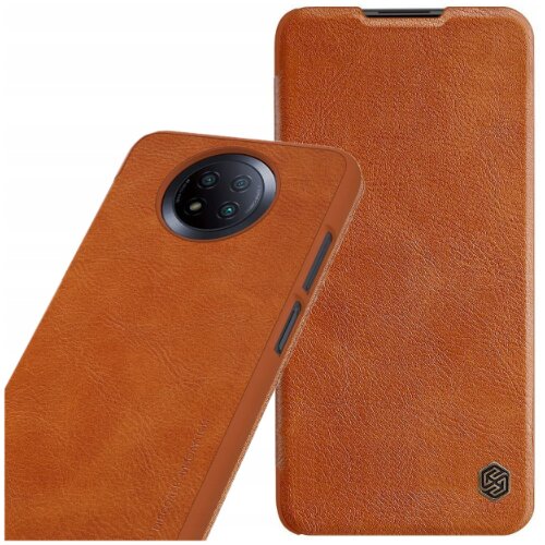 Nillkin SK&Oacute;RZANE ETUI CASE OBUDOWA FUTERAŁ DO XIAOMI REDMI NOTE 9T BRĄZOWY, (21910563) Cene