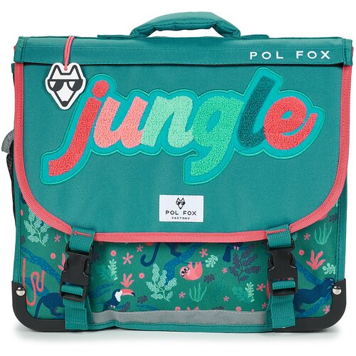 Pol Fox &amp;Scaron;olska torba CARTABLE JUNGLE 38 CM Zelena Slike