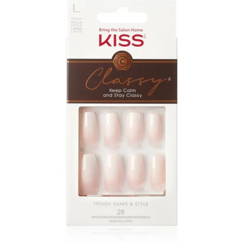 Kiss Classy Nails Be-you-tiful umetni nohti Long 28 kos