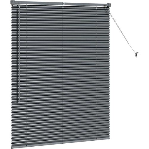  Venecijanski zastore Tamno siva 130 x 100 cm Aluminij Slike