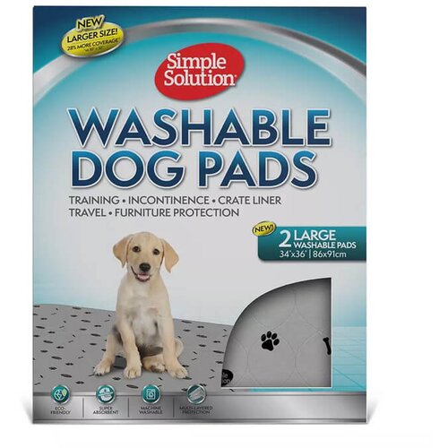 Simple Solution Washable Travel Pads Two Pack - perive podloge za pse (86x91 cm, 2 kom) Cene