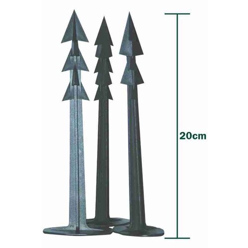  ZATIČ KLIN ZA KOPRENO RAMP 20cm pakirano 20 kos R52020 Cene
