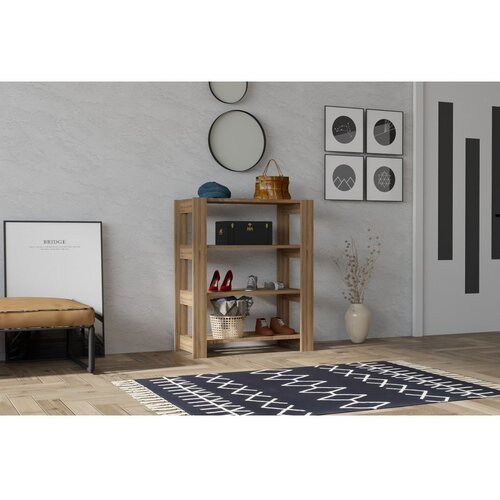 Woody Fashion duplo - walnut walnut shoe cabinet Slike