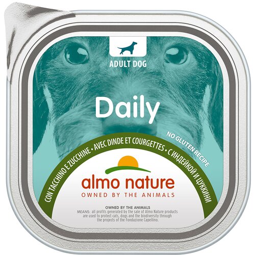  Varčno pakiranje Almo Nature Daily 18 x 300 g - Puran in bučke Cijene