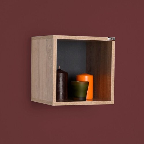 Woody Fashion Zidna polica 33x33 cm braon Cene
