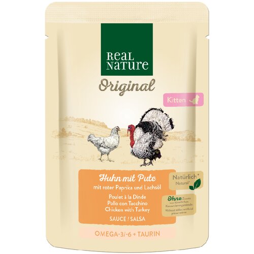 Real Nature Cat Kitten Junior piletina i perad u umaku 85 g Cijene