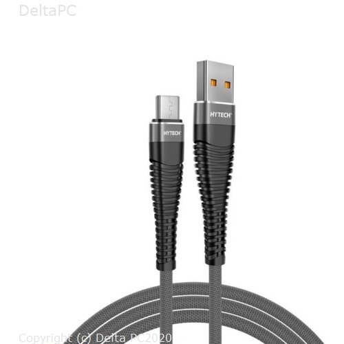 Hytech HY-X2253M USB na MicroUSB oblozeni kabel 3A 3m Sivi Cijene
