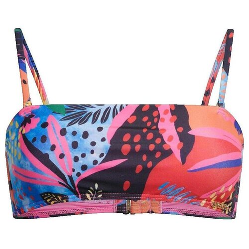 Superdry Kopalke ločene Haut de maillot de bain Tropical Bandeau Modra Cene