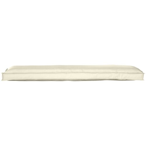 VidaXL Jastuk za vani Krem Poliester 40 cm x 150 cm x 7 cm Slike