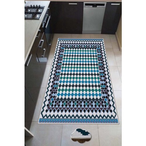 Conceptum Hypnose tepih Hmnt551, pravougaoni, 100 x 300 cm, plavi Cene