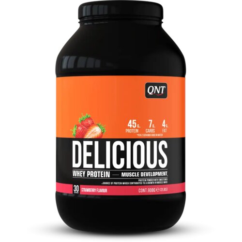 QNT delicious whey protein – kvalitetan protein za brži oporavak i rast mišića - jagoda 908g Cene