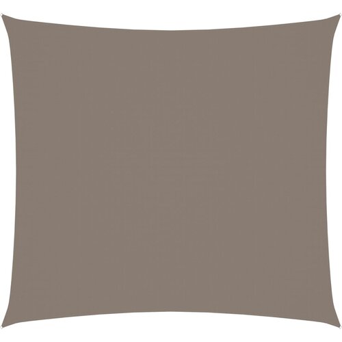 vidaXL Senčno jadro oksford blago kvadratno 7x7 m taupe Cene