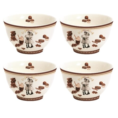  SET ZDJELA 4/1 CHOCOLATE VINTAGE R1141#CHOV Slike