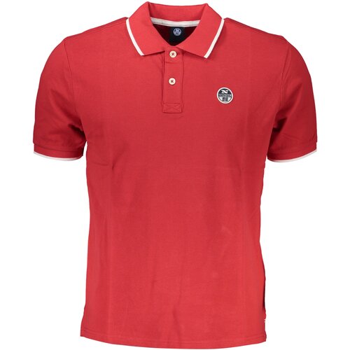 North Sails MEN&amp;amp;#39;S RED SHORT SLEEVED POLO SHIRT Slike