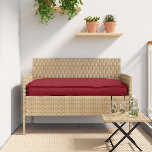 Vanjski jastučić Vino crvena Poliester 110 x 40 x 8 cm Jastučić Cijene