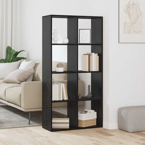 Ormarić za knjige Crni hrast 69,5 x 29 x 137,5 cm Cijene