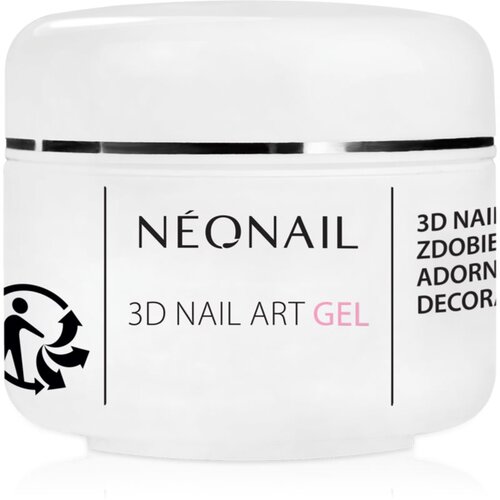 NeoNail Nail Art 3D Gel gel za modeliranje za nohte odtenek Clear 5 g Slike