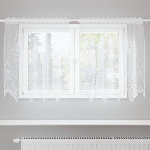 vidaXL Zavjese sa zavjesama Bijelo 150 x 80 cm Poliester Cene