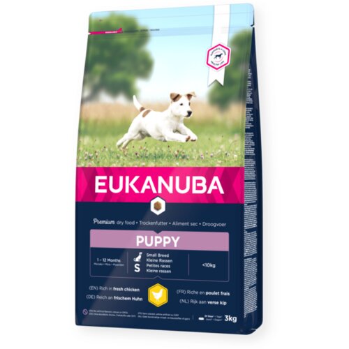Eukanuba hrana za pse dog puppy small breed chicken 2 kg Cene