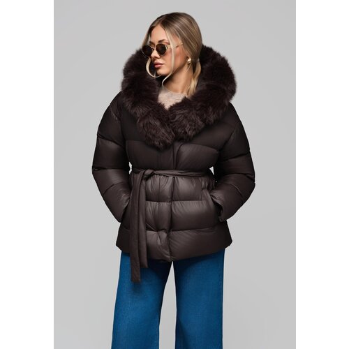 Edoti Women's double-breasted fitted coat LARICA OW-COLC-0108 v3 Cene