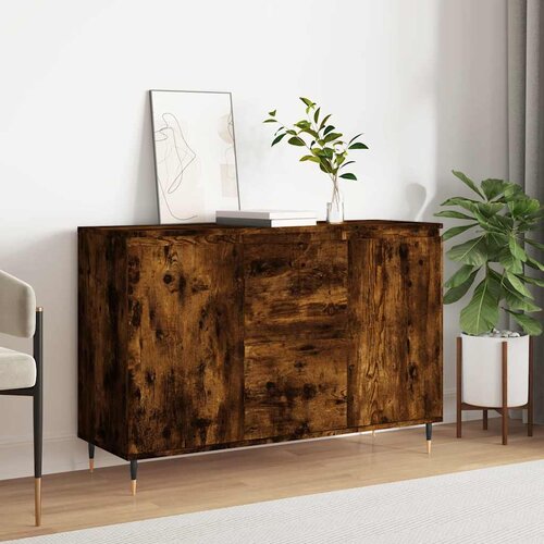  Komoda boja dimljenog hrasta 101,5x35x70 cm konstruirano drvo Cene