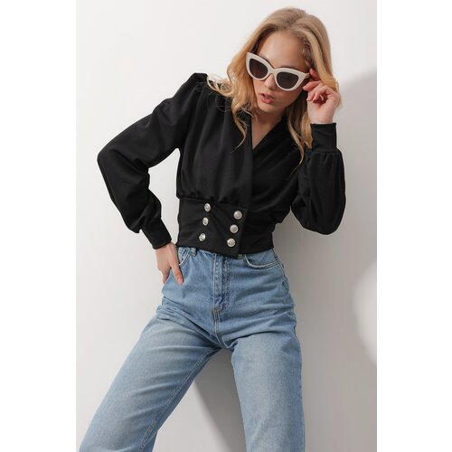 Trend Alaçatı Stili Blouse - Black - Regular fit Cijene