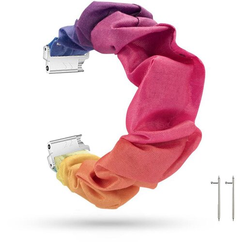 INF pas za uro scrunchie style, združljiv z uro samsung galaxy watch 42/41 mm multicolor 20 mm, (21235824) Cene