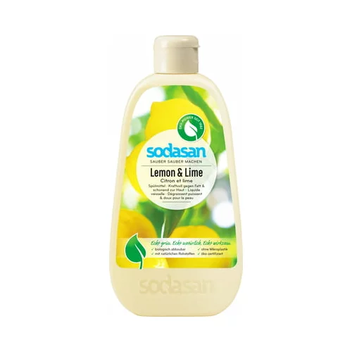 sodasan Sredstvo za ručno pranje posuđa Lemon & Lime - 500 ml
