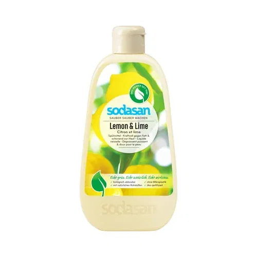 sodasan Sredstvo za ručno pranje posuđa Lemon & Lime - 500 ml