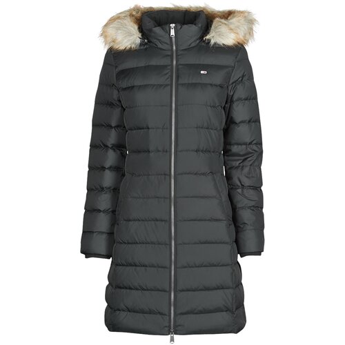 Tommy Jeans TJW ESSENTIAL HOODED DOWN COAT Crna Cijene