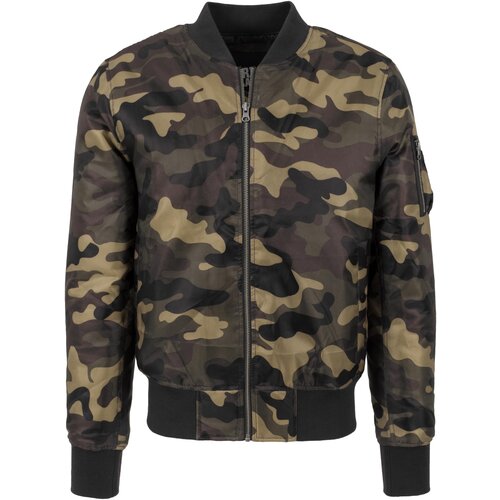 Urban Classics Camo Basic Bomber Jacket wooden camouflage Cene