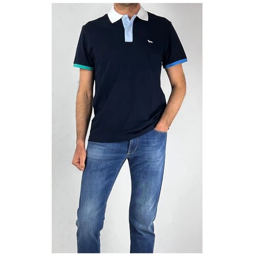 Harmont&amp;amp;Blaine Majice &amp;amp; Polo majice LRN417020862 Modra Slike