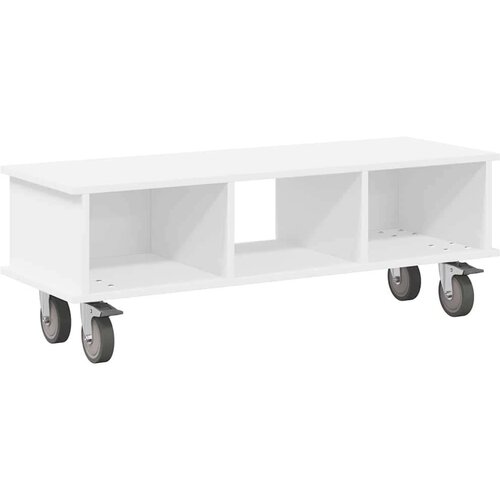  stalak Bijelo 100 x 35 x 35 cm Konstruirano drvo Slike