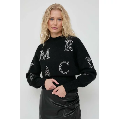 Marciano Guess Volnen pulover ženski, črna barva