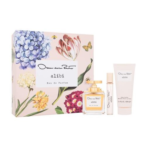 Oscar De La Renta Alibi Set parfemska voda 100 ml + losion za tijelo 100 ml + parfemska voda 15 ml za ženske Slike