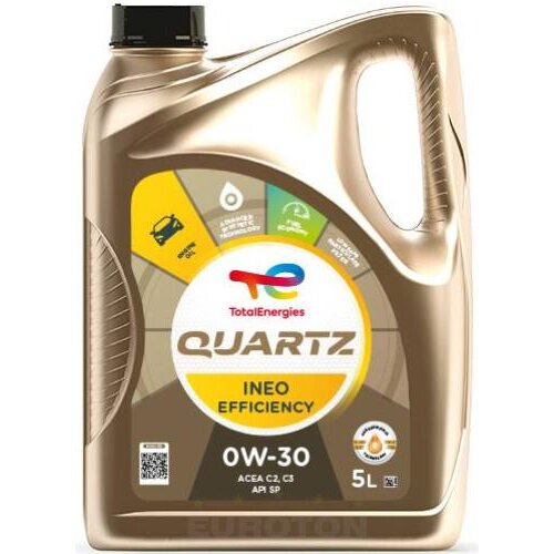 Total MOTORNO OLJE QUARTZ INEO EFFICIENCY 0W-30 5L Cene