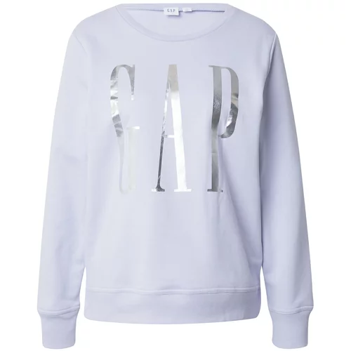 GAP Sweater majica pastelno ljubičasta / srebro