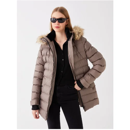 LC Waikiki Women's Hooded Straight Down Jacket