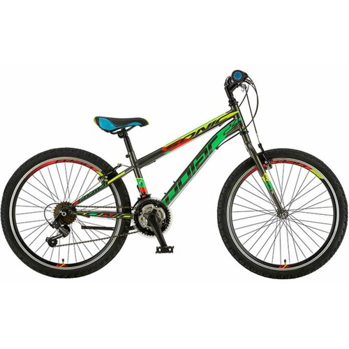 Polar bicikl sonic 24 grey-green-red B242S03222 Slike